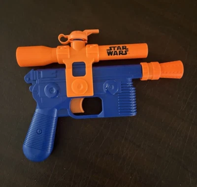 Star Wars водяной бластер - пластиковая игрушка для воды - синий и оранжевый - низкий $ - Изображение 1 из 3