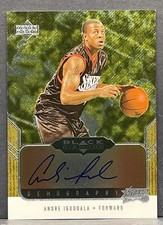 Andre Iguodala 2004-05 Upper Deck Black Diamond Gemography Rookie RC AUTO IGGY