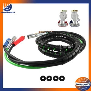 For Semi Truck Tractor Trailer 12FT 3-in-1 Wrap Set Air Line Hose w/Accessories - Foto 1 di 11