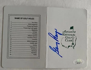 Gary Player Signed Replica Augusta National Scorecard Masters & JSA COA - Picture 1 of 3