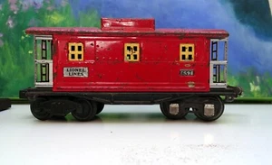 Lionel Lines Vintage Prewar No. 657 Caboose - Red - Picture 1 of 6