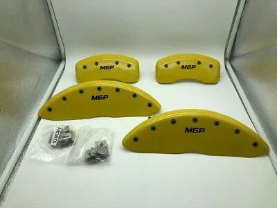 MGP CALIPER COVERS 97-03 BMW 540i AND 01-03 BMW 530i YELLOW BRAND-NEW OVERSTOCK - Image 1 of 4