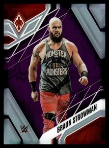 2023 Chronicles WWE Braun Strowman Phoenix púrpura #/49 - Imagen 1 de 2