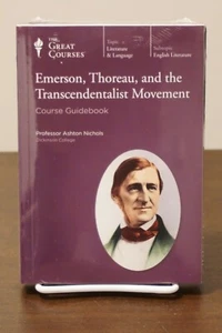 Great Courses NEW Emerson Thoreau the Transcendentalist Movement DVD Book Set - Picture 1 of 3