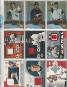 2005 UPPER DECK VARIOUS SETS and YEARS  BASE, ROOKIES, MATERIAL, #'d