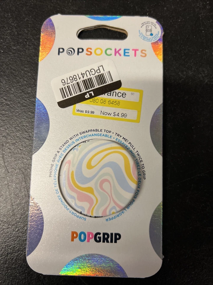 🥥 Popsockets Popgrip Flower Pumpkin And Colorful Swirls️