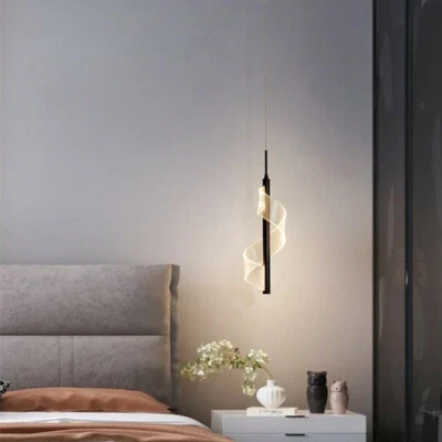 LED Pendant Light Kitchen Black Lamp Ceiling Lamps Living Room Pendant Lighting - Image 1 of 4