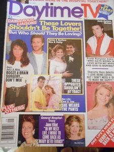 Jane Elliot, Gerald Anthony - Daytime TV Magazine 1989 - Picture 1 of 1