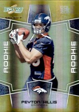 2008 Score Select - [Base] - Gold Zone #425 - Rookie - Peyton Hillis /50 a20 