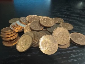 1997 CIRCULATED CANADA SMALL CENT FULL ROLL 50 COINS - Picture 1 of 1