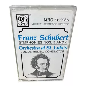 Cassette - Franz Schubert - Symphonies Nos. 5 & 6, Julius Rudel Conductor. - Picture 1 of 3