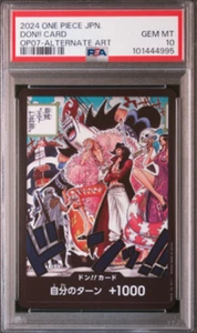 PSA10 ONE PIECE DON!! TARJETA OPO7-ARTE ALTERNATIVO JAPONÉS - Imagen 1 de 2
