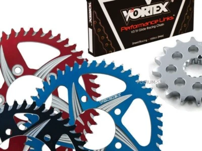 YAMAHA 2003-09  R6S  VORTEX 520 GO FAST CHAIN & CAT5 ALUMINUM SPROCKET KIT - Image 1 of 4