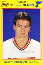 1989-90 St. Louis Blues Kodak #21 Dave Thomlinson