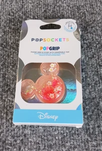 POPSOCKETS POP GRIP DISNEY PINK MOUSE EARS PHONE GRIP & STAND W/ SWAPPABLE TOP - Zdjęcie 1 z 5