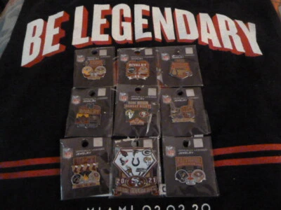 49ER GAME DAY PINS GAMEDAY 2021 2022  LEVI STADIUM HOME GAMES - Image 1 of 4