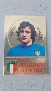 1973/74 CHINAGLIA FOOTBALL PANINI MEDALLION NO. 310!!