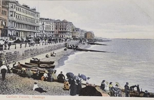 Carlisle Parade, Hastings, Vintage Postcard 1910 - Picture 1 of 2