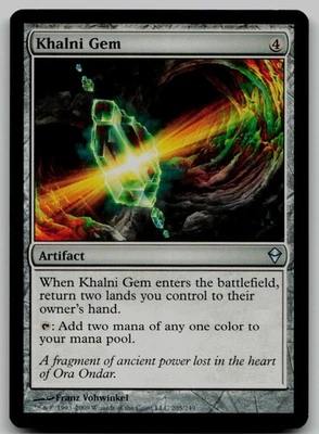 Khalni Gem U Zendikar 205 NM - Image 1 of 2