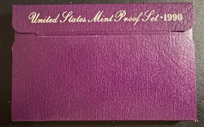 1990 United States Mint Proof Set Original Government Packaging OGP COA - Image 1 of 4