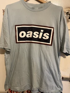 Original Vintage Oasis rare Definitely Maybe T-shirt 1994 large - Picture 1 of 5