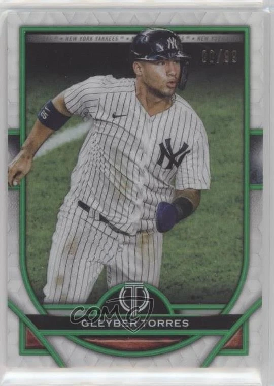 2021 Topps Tribute Green /99 Gleyber Torres #27 - Image 1 of 2