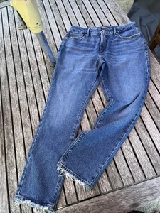 Good American 6/28 Good Classic Straight Leg Hi-Rise Jeans Minimalist - Bild 1 von 12