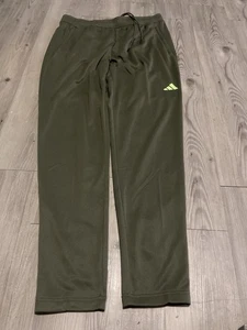 Size Large Mens Adidas Track Pants, Khaki - Picture 1 of 4