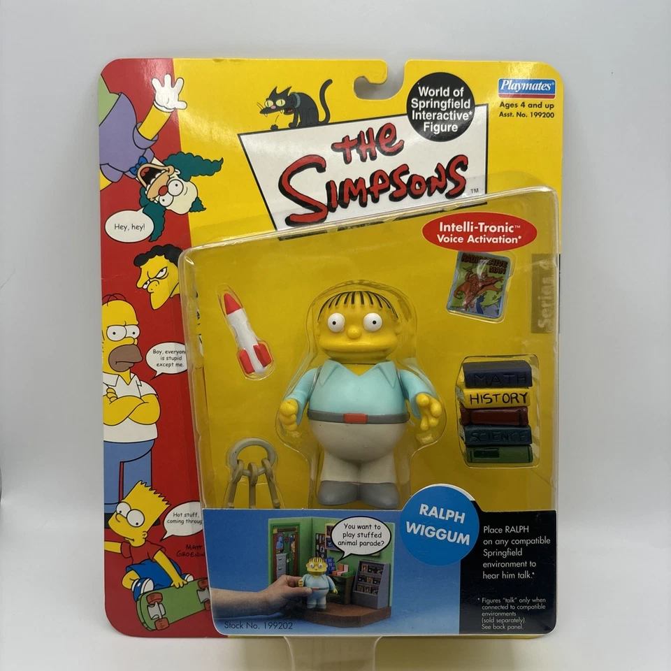 Figura de acción Ralph Wiggum de Los Simpson nueva en caja (serie WOS #4) Foto 1 de 4