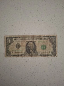 1963 Star note new york district Shifted Stars B09936120* one dollar bill - Picture 1 of 6