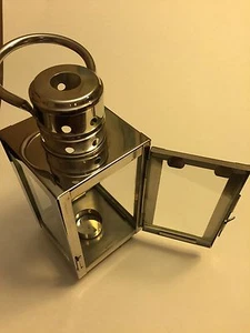 Stainless Steel Candle Holder With Handle. Free Shipping - Picture 1 of 8