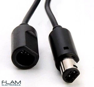 Cable rallonge pour manette Nintendo Gamecube / Wii - Extension controller cable - Imagen 1 de 3
