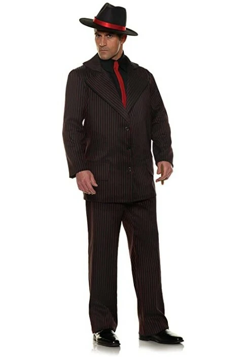 Malone Gangster - 1920's - Mobster - Costume - Adult - 2 Sizes - Image 1 of 1