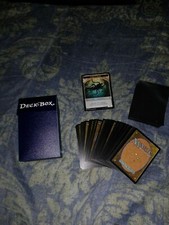 Black Deck Box + Card Sleaves + 96 Magic: The Gathering Cards