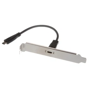 Type C USB3.1 Male to USB Female Extension Cable Adapter with Baffle Nut 0.2m - Picture 1 of 6