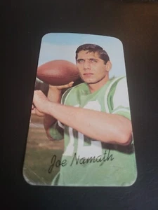 1970 Topps Super #33 Joe Namath blank back Very Rare Jets - Picture 1 of 8