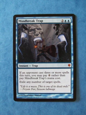 MTG Magic the Gathering MINDBREAK TRAP ZENDIKAR LP (b) ACTUAL PICTURES - Image 1 of 2