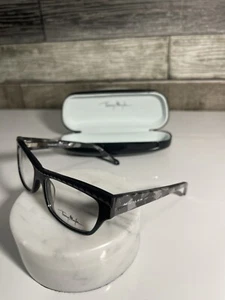 Thierry Mugler Occhiali Montatura Donna TM30042 C4 Nero Grigio 51mm NUOVI! - Foto 1 di 12