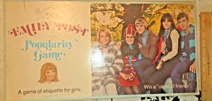 Emily Post Popularity Game - Vintage 1970 A Game of Etiquette for Girls COMPLETE - Picture 1 of 8