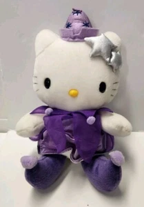 SANRIO Hello Kitty 2000 Magic Purple Witch Large Vintage Plush Doll  Halloween - Picture 1 of 3