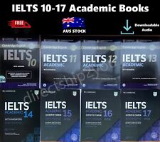 New Cambridge IELTS 10 -17 Academic Practice Tests Books w/ Answers & Audio Link