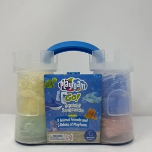 Playfoam GO! Educational Insights Squishy Sandcastle and 5 Animals non-toxic toy - Picture 1 of 24