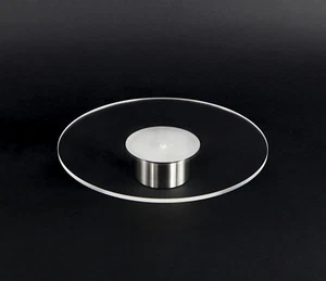 Platine 6 mm verre acrylique transparent slip mat support platine vinyle - Photo 1 sur 3