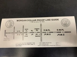 Morgan Dollar Proof-Like PL & DMPL Guide- Leroy Van Allen - Picture 1 of 1