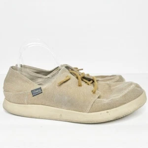 Chaco Chillos Sneakers Größe 11,5 Herren hellbraun Canvas Slipper - Bild 1 von 5