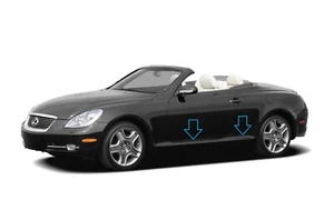 Chrome Door Side Belt Molding Moulding Body Trim for Lexus SC430 2002-2010 - Afbeelding 1 van 2