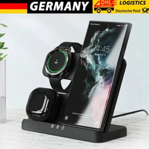 Caricabatteria wireless QI per Samsung Galaxy S24 S23 S22 S21 Plus stazione di ricarica ultra - Foto 1 di 12