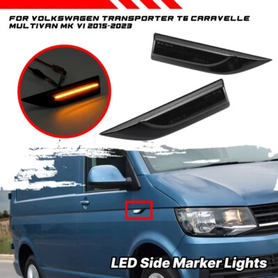 2X  Seitenblinker Blinker Schwarz für T6  Transporter Multivan 2015-2019 - Bild 1 von 4