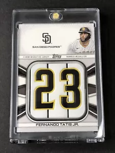 2022 Topps Fernando Tatis Jr. Commemorative Jersey Number Medallion #JNM-FT - Picture 1 of 4