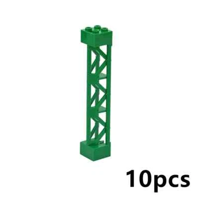 MOC City Pillars 2x2x10 soporte de viga 95347 para kits LEGO juegos de bloques de construcción Foto 1 de 4